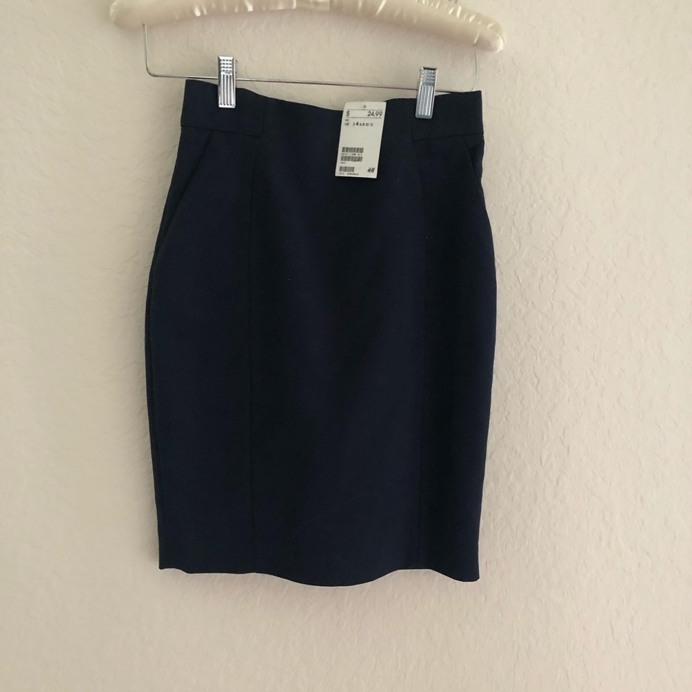 H&M Navy blue skirt